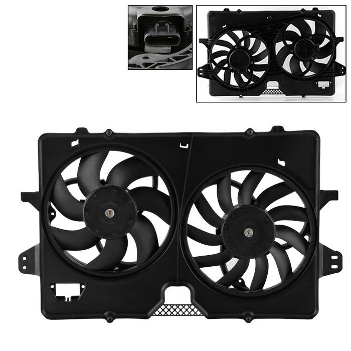 ( xTune ) Radiator Fan For Ford Escape 08-12  Mazda Tribute 08-10  Mercury Mariner 08-10