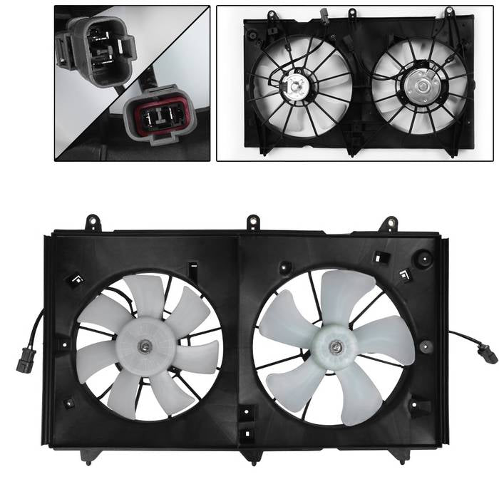 ( xTune ) Radiator Fan For Honda Accord 03-04 2.4L HO3115121