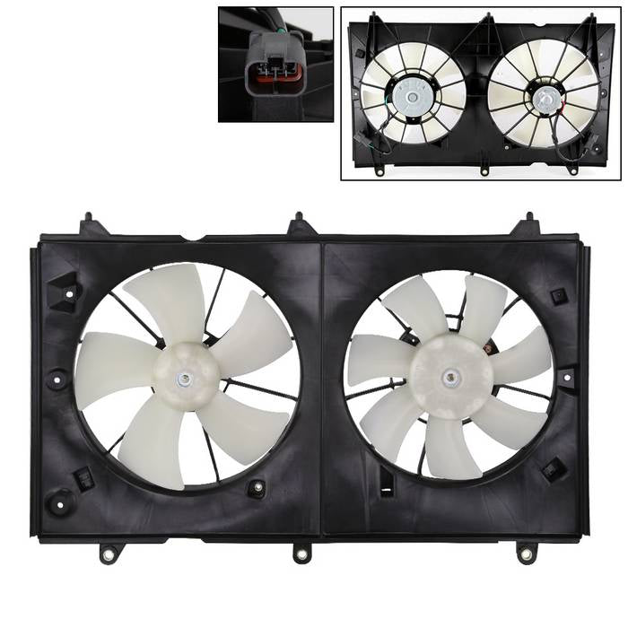 ( xTune ) Radiator Fan For Honda Accord 03-07