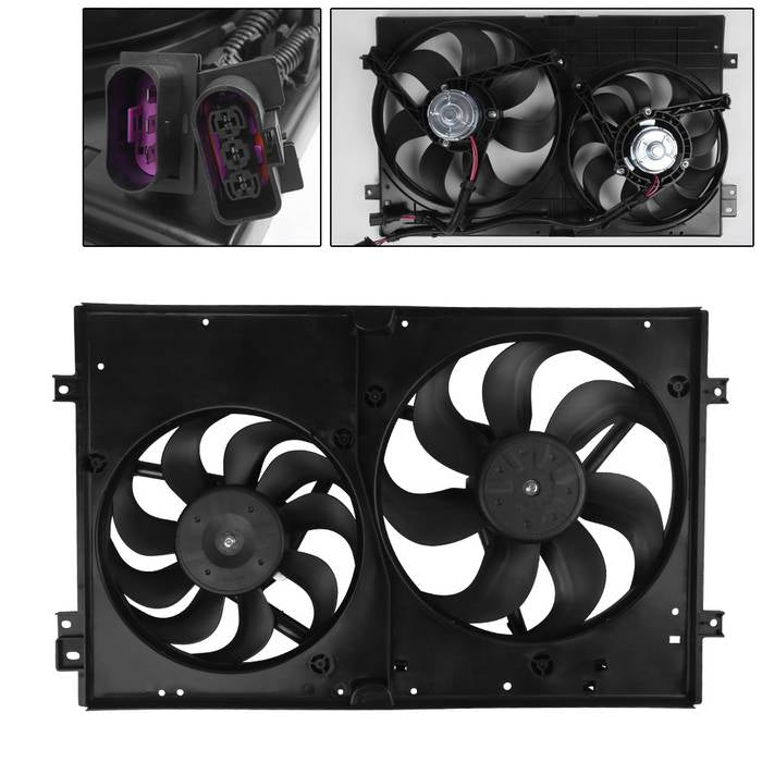 ( xTune ) Radiator Fan For VW Jetta Golf 99-05 / Audi TT 00-06 VW3115103